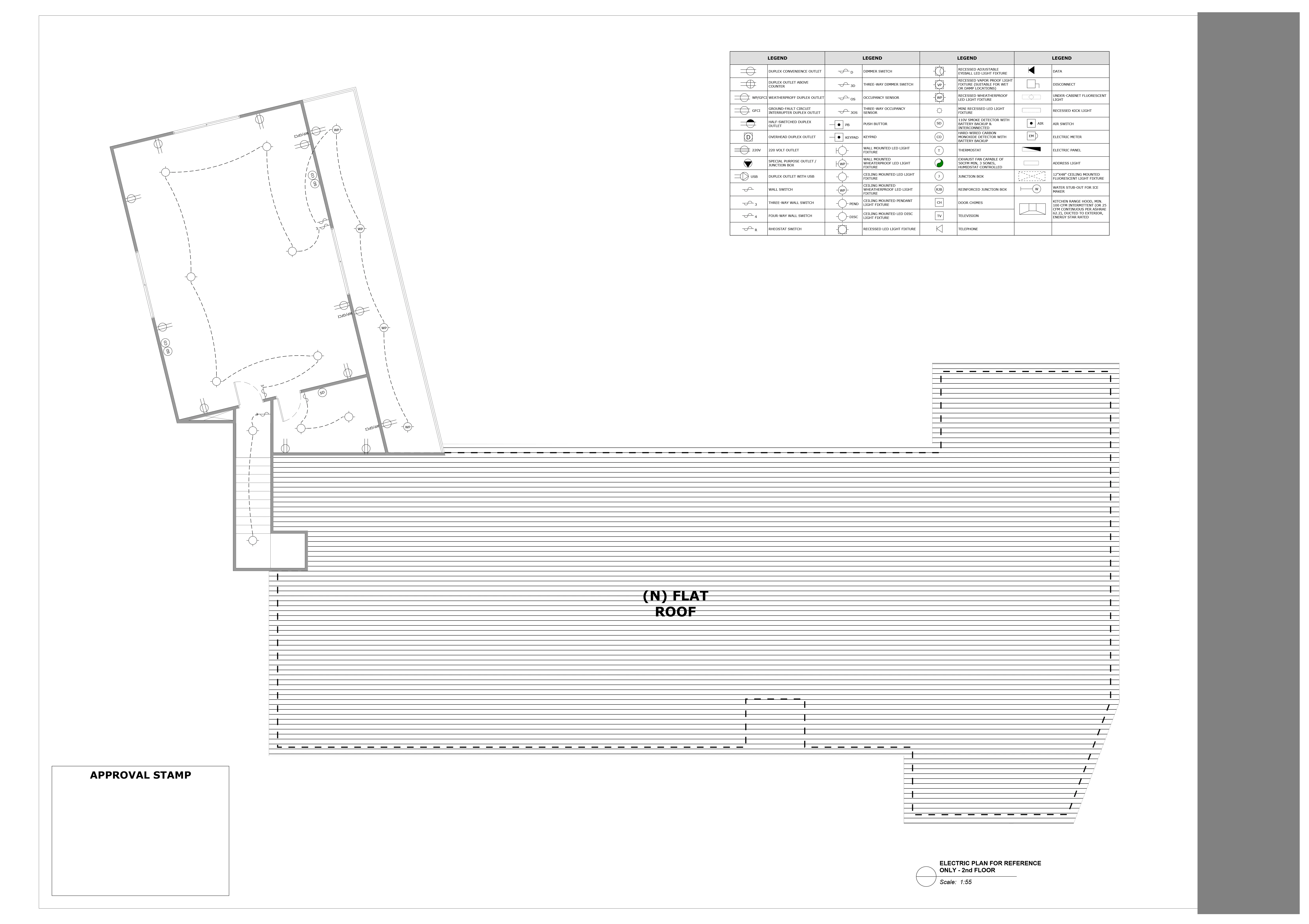 Second floor electrical plan